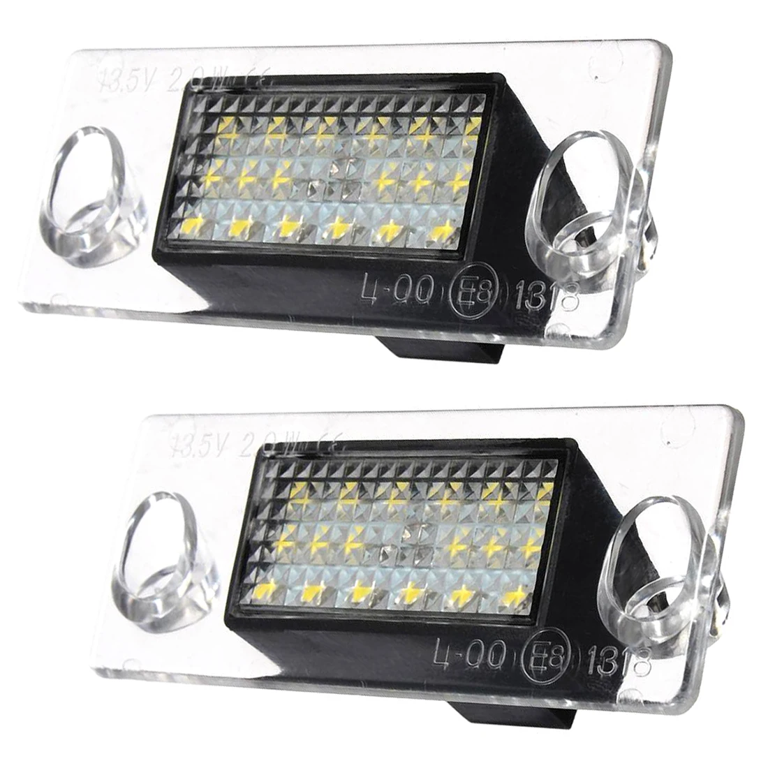 

Promotion! 2x license light Error 18 LED SMD licenses plates for Audi A4 S4 B5 1998-2001 white