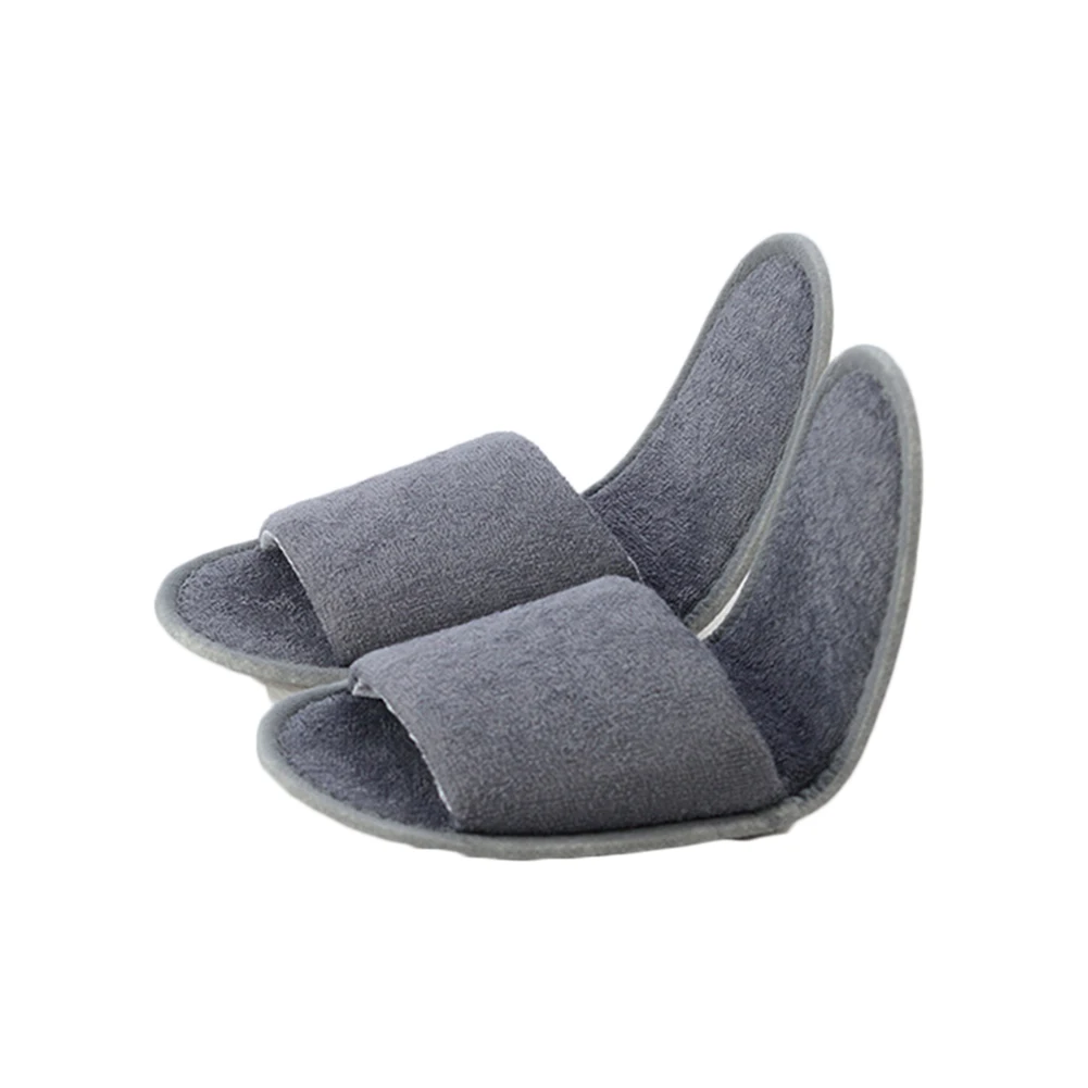 2019 New Simple Unisex Slippers Hotel Travel Spa Portable Men Slippers Disposable Home Guest Indoor Cotton Fabric Men Shoes