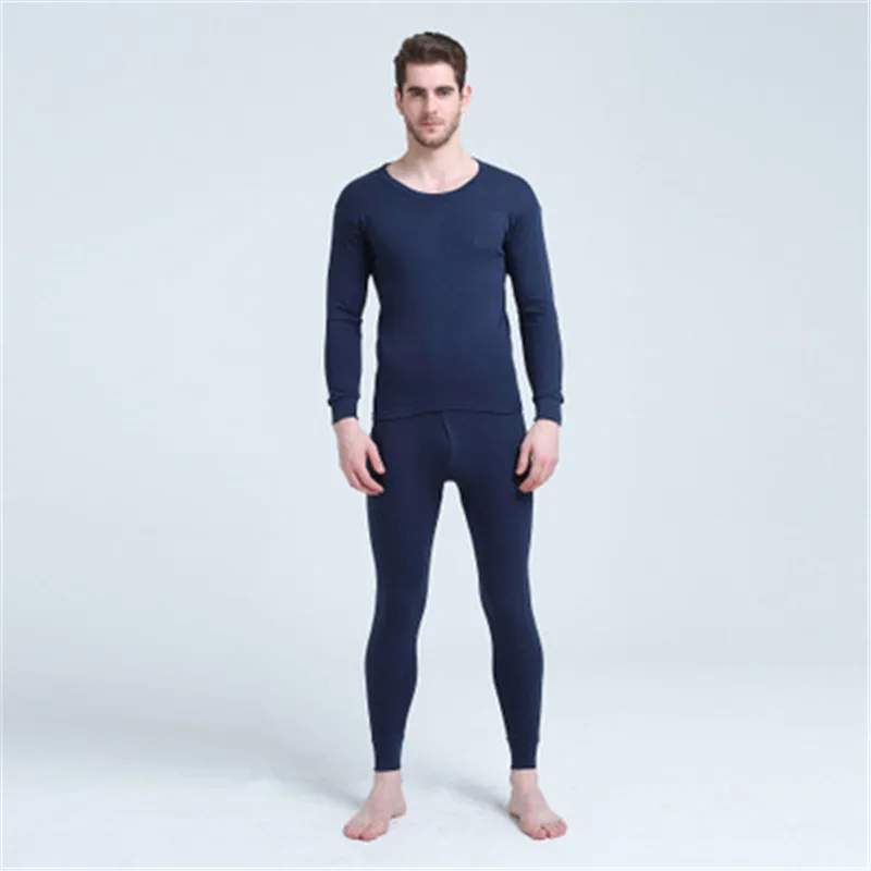 Men Cotton Long Johns Europe Autumn Winter high quality Cute red gray