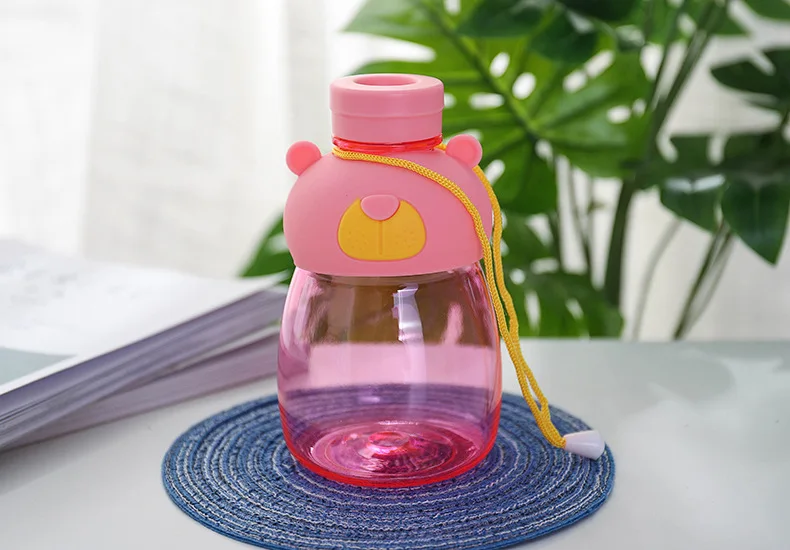 540 мл Милые Чашки Экологичная BPA свободная бутылка для воды с мультяшным спортивным флаконом для детей милая Спортивная бутылка герметичный спортивный для напитков