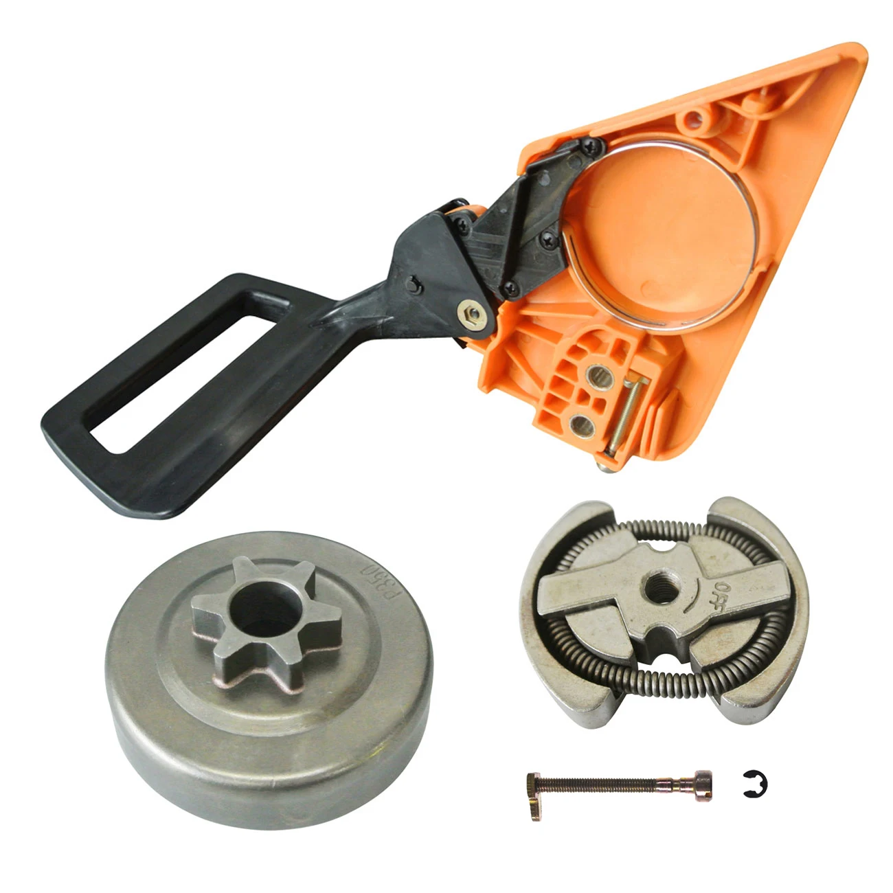 Clutch Drum Chain Brake Assy/ Clutch Cover Chain Adjuster For PARTNER