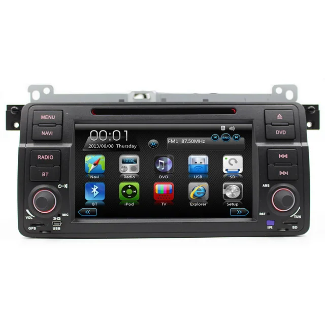 7 &quotHD Сенсорный Экран Автомобильный Dvd GPS Навигационная Система для BMW E46 3 Серии M3