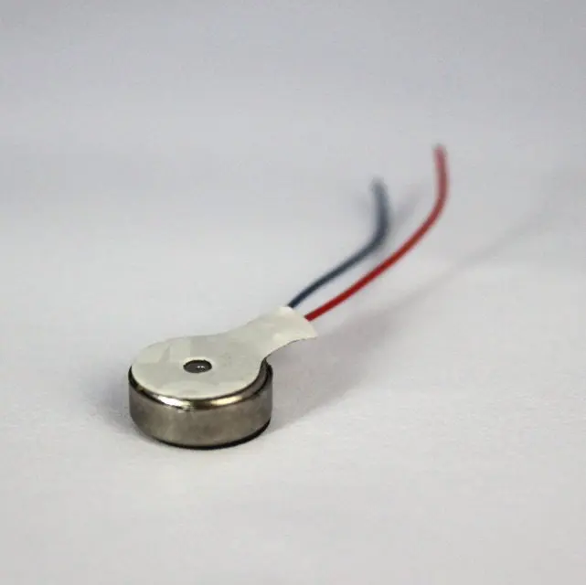 Free shipping 10mm diameter 2.7mm Thick Coin Vibrator Micro Motor Flat w/Leads