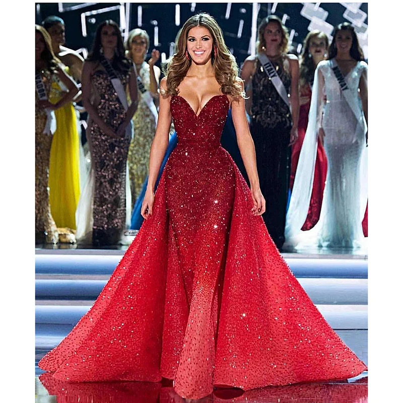 

Evening dress female 2019 new sexy strap sequins slim fishtail long tail fashion black party evening dress