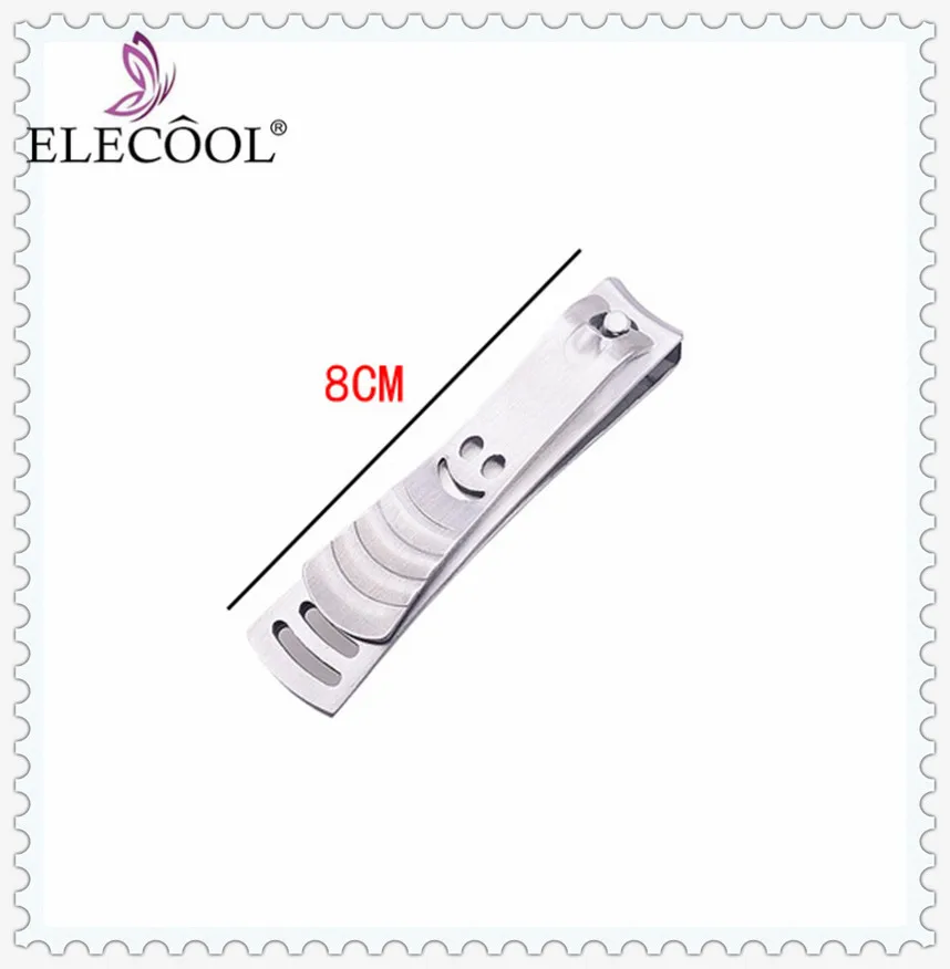 Маникюрный набор ELECOOL из нержавеющей стали в форме яблок, 9 шт., 4 цвета, ножницы для ногтей, косметические инструменты для макияжа для путешествий, набор для ухода за ногтями - Цвет: slive