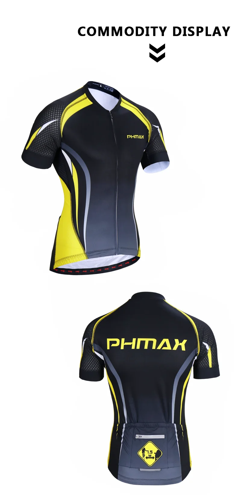 PHMAX Pro дышащий летний короткий рукав велосипедный костюм, трико Ciclismo куртка для велосипеда, байка одежда мужская велосипедная Джерси