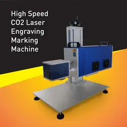 Высокая Скорость RF10W CO2 маркерная машина с лазером с воздушным охлаждением Системы, CO2 лазерные маркеры для неметаллических материалов