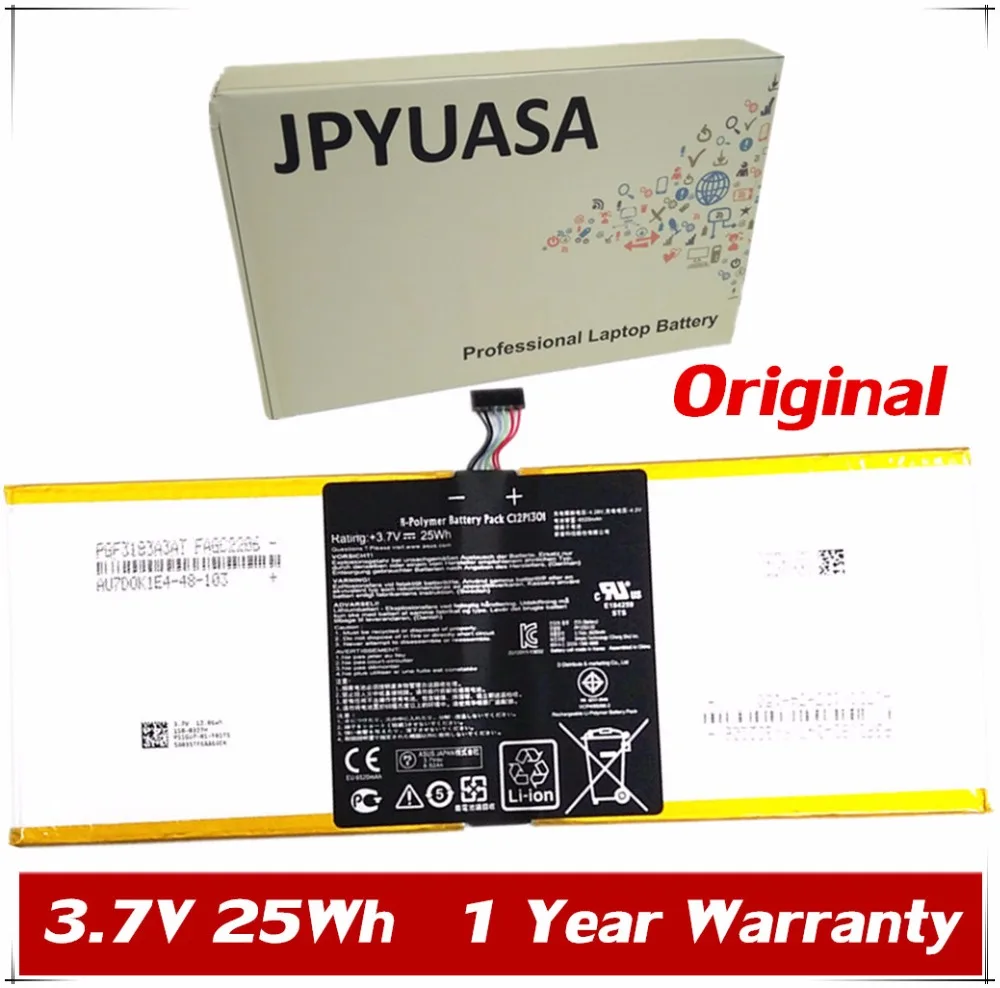 

7XINbox 3.7V 25Wh Original C12P1301 Laptop Battery For ASUS MemoPad 10.1" C12P1301 Laptop Notebook