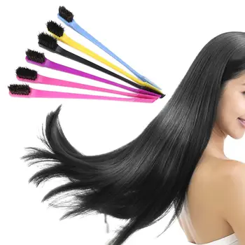 

Double Head Eyebrow Lash Brush Hair Dye Grooming Comb Soft Bristles Styling Tool