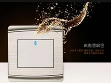 Cheap Wholesale smart home wall panel switch tap open a single control four-color selection 10pcs / lotsFOR Russia