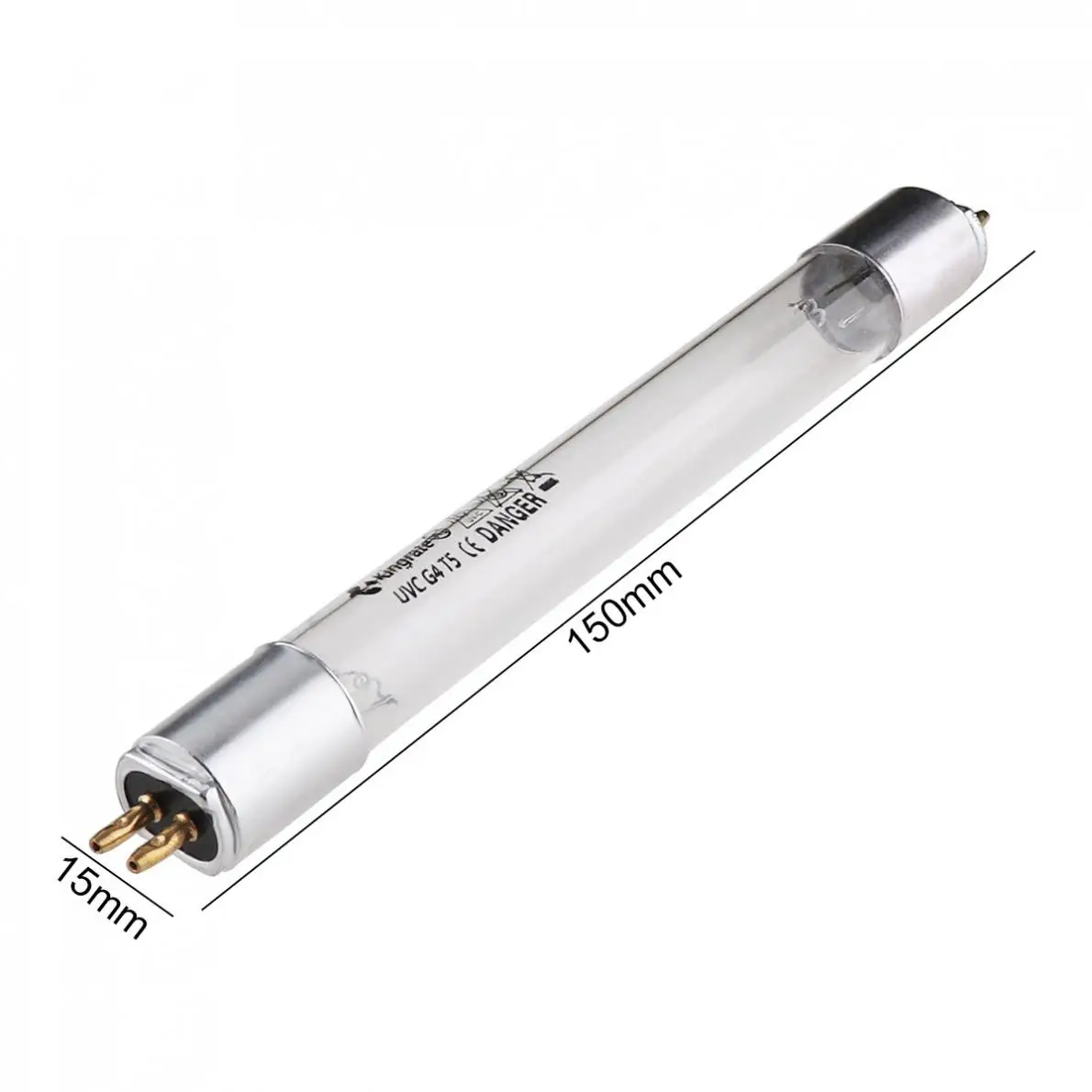 G4-4W УФ-стерилизатор светильник ультрафиолетового фильтра с прямой трубкой и металлической алюминиевой головкой