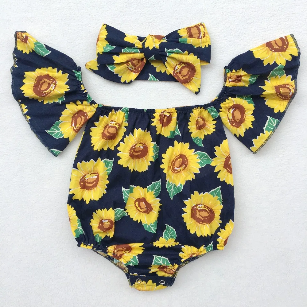 Lovely Toddler Baby Girl Clothes Floral Ruffle butterfly sleeves