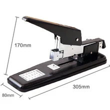 Deli сверхмощный степлер, многофункциональный степлер, большой размер для офиса, школы, 80 шт., листы, бумага, книги, толстый органайзер для файлов, Привязка