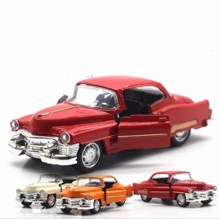  1:36 alloy pull back car modelshigh simulation Cadillac retro vintage carmetal diecasts toy vehicle
