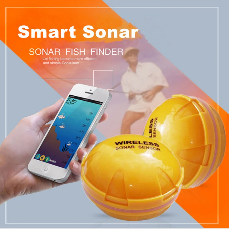 Wireless Bluetooth Smart Fish Finder for iOS and Android Sounder Sonar