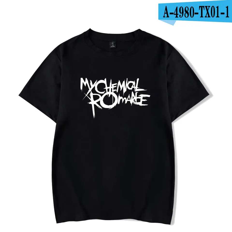 My Chemical Romance футболка s крутая модная летняя футболка s мужские и женские футболки Повседневная футболка унисекс футболка с коротким рукавом топы - Цвет: black