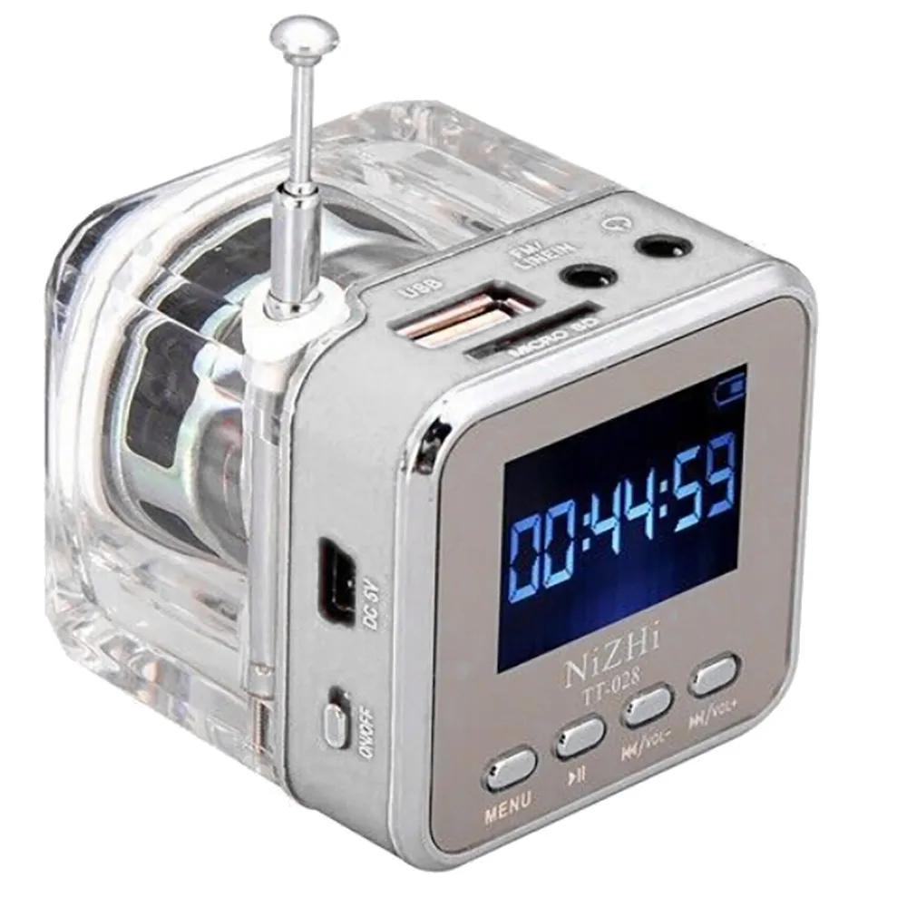 Портативный fm-радио приемник мини динамик цифровой ЖК-звук Micro SD/TF Музыка стерео громкий динамик для ноутбука мобильный телефон MP3 Z520
