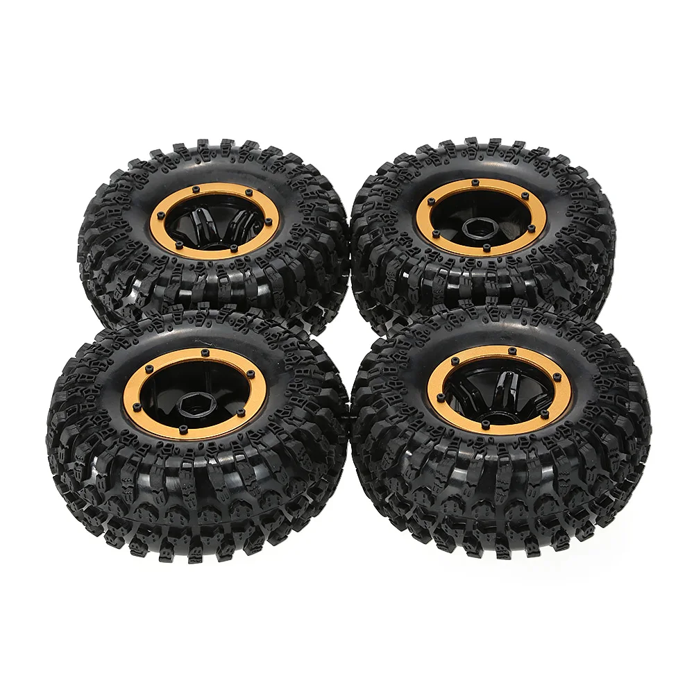

Original AX-3021BU Air Pneumatic Beadlock Wheel Rim and Tire for for 1/10 RC4WD D90 Axial SCX10 Crawler Truck