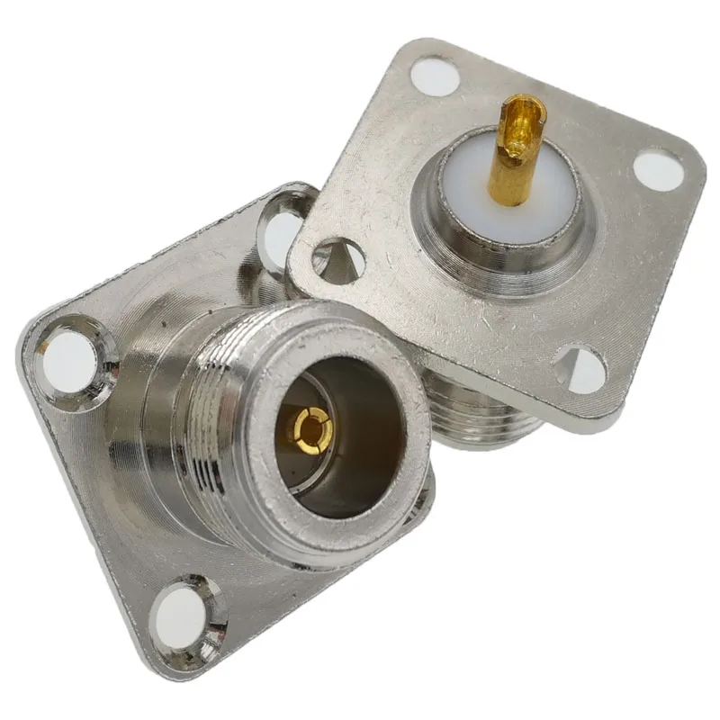 N Female Flange  Solder 25mm-25mm(1)