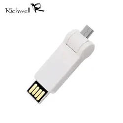 Смартфон USB флэш-накопитель 64 ГБ флешки 8 ГБ OTG внешних накопителей Micro USB Memory Stick Flash Drive