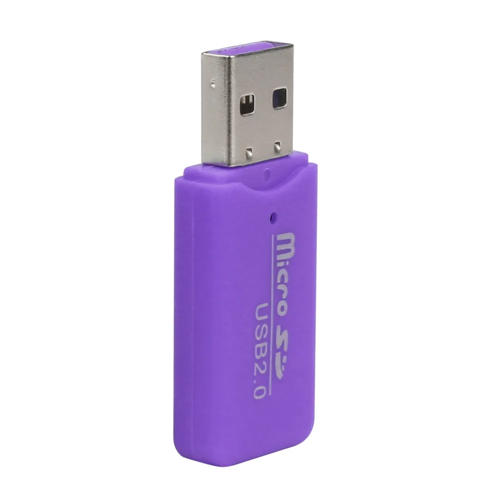 Высокая Скорость Mini USB 2.0 Micro SD TF T-Flash чтения карт памяти адаптера Au24 челнока