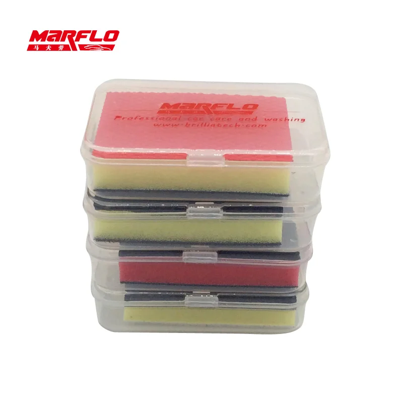 Magic Clay Bar Car Wash font b Care b font Cleaning Detailing Wax Applicator Sponge Pad