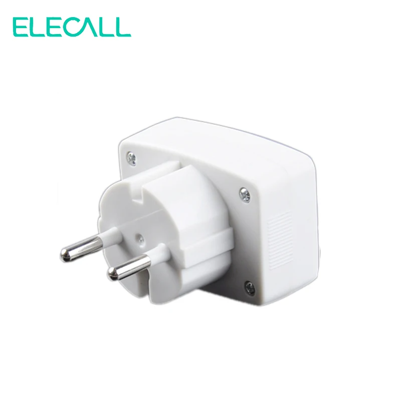 ELECALL US/EUPlug DM55-1 AC 80-300 в ЖК-цифровой вольтметр с синим задним светильник