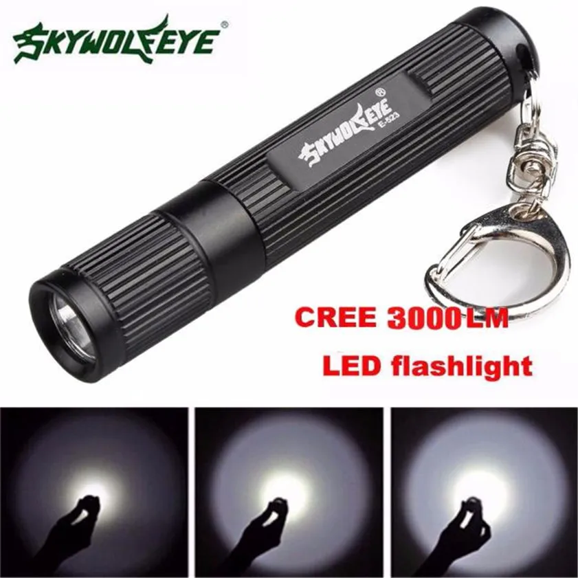 

Super Mini 3000LM Zoomable CREE Q5 LED Flashlight 3 Mode Torch Super Bright Light Lamp