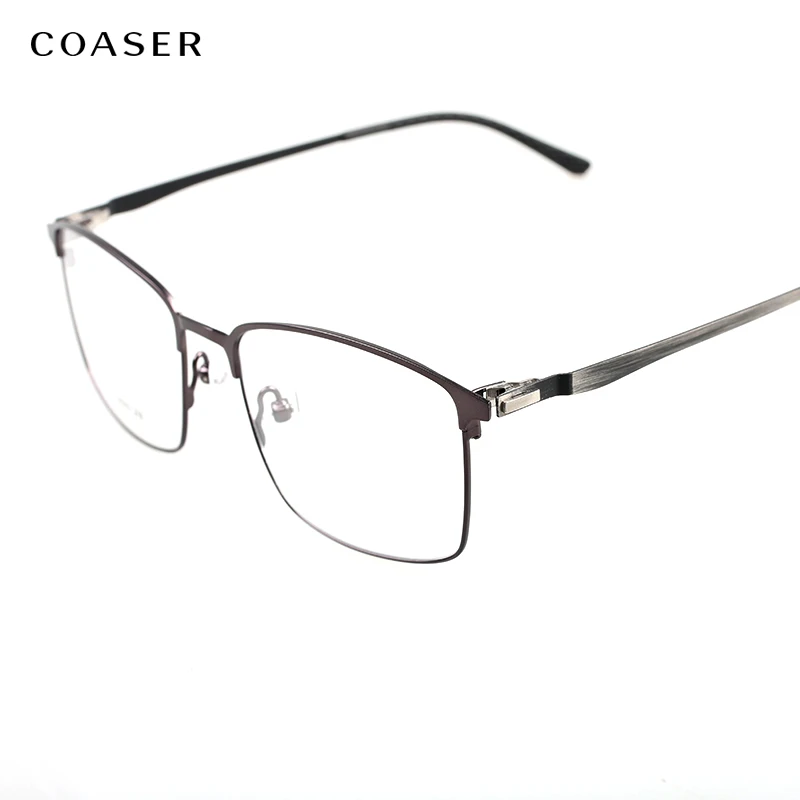 

Oversize Square Titanium glasses frame Wide reading spectacle frame men vintage Optical eyeglasses Suit myopia clear eye Eyewear