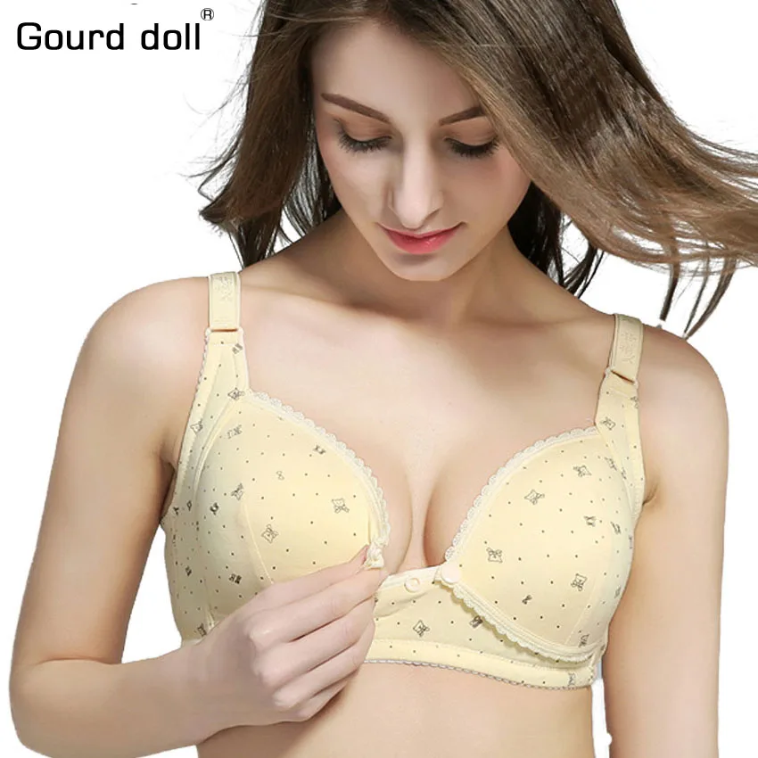 Бюстгальтер Gourd doll для беременных 3 цвета хлопковый лифчик кормления грудного