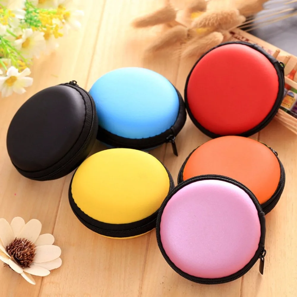

Small Size Anti-Knock EVA Earphone Storage Case Bag Universal Shockproof Earphone Carrying Storage Case Organizer Box
