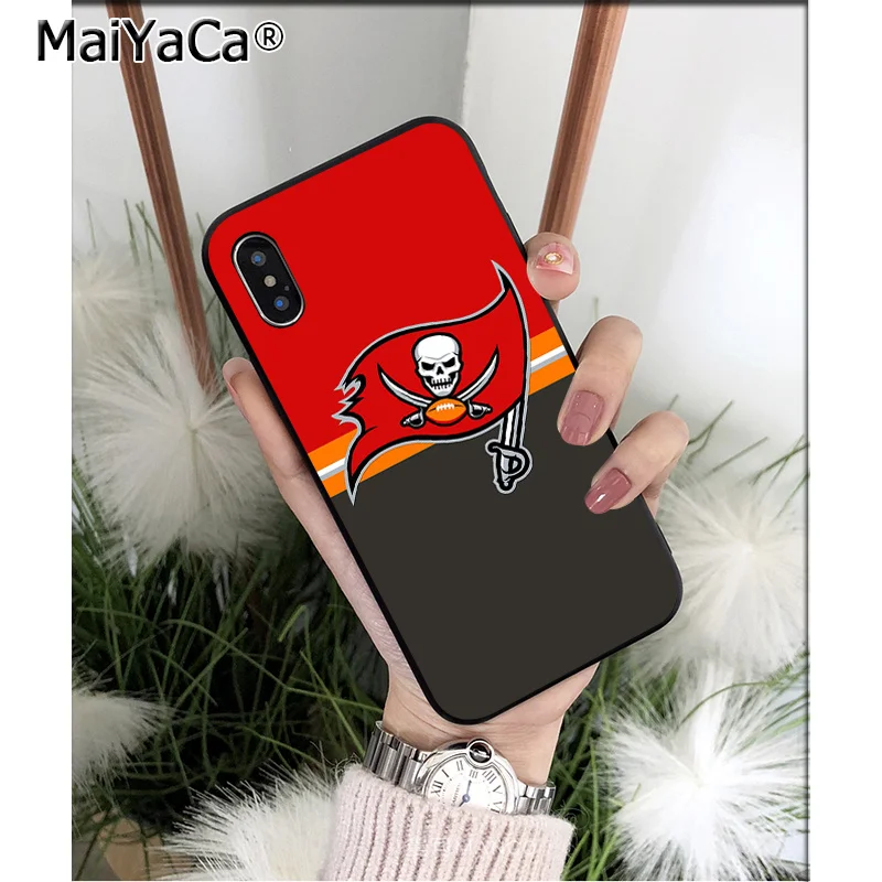 A12 MaiYaCa Tampa Bay Buccaneers черный мягкий чехол для телефона из ТПУ чехол для iPhone 8 7 6 6S Plus 5 5S SE XR X XS MAX чехол - Цвет: A12