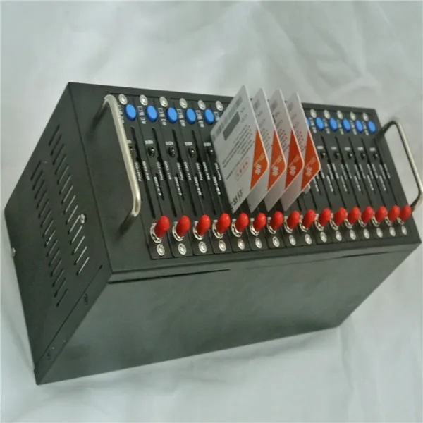 Original Wavecom Q2406B USB 16 Ports Modem Pool Dual band Frequency