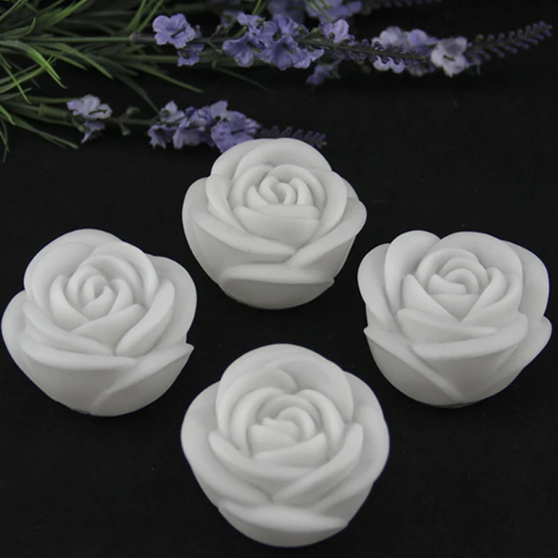 Baby Night Light LED Rose Shape Lamp Light Baby Nursery Flower Lamp Great For Children Gift Bedroom Decor Led Night Lamps (5)