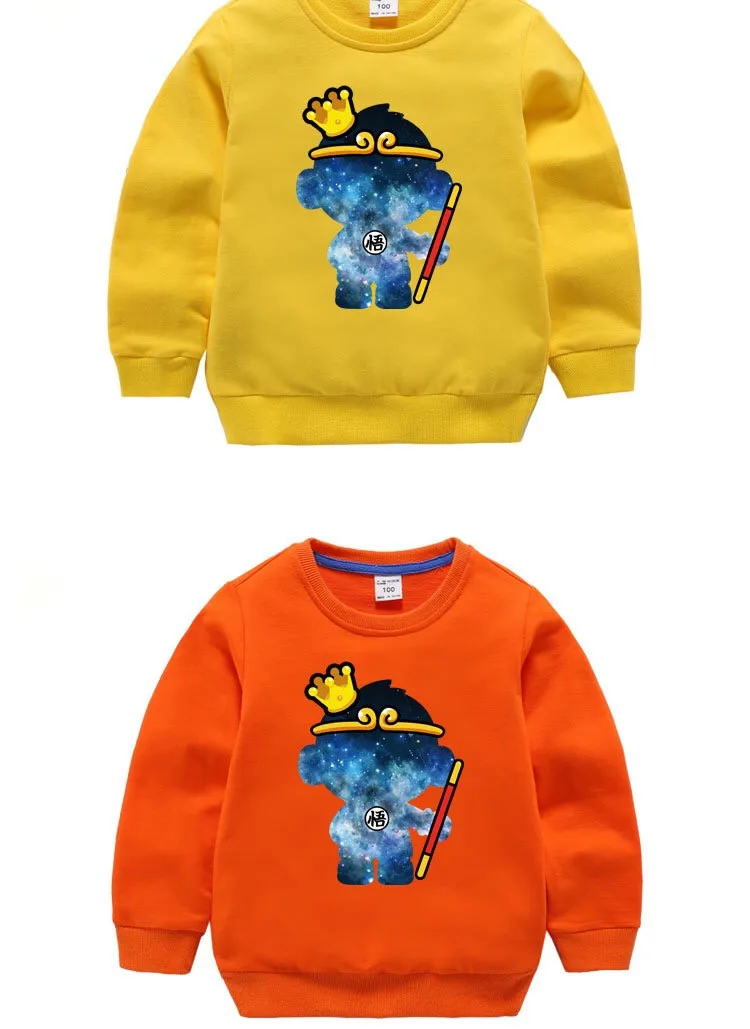 Лидер продаж; Детский Повседневный свитер высокого качества с круглым вырезом и мультипликационным принтом; разноцветная хлопковая рубашка с длинными рукавами для маленьких мальчиков и девочек