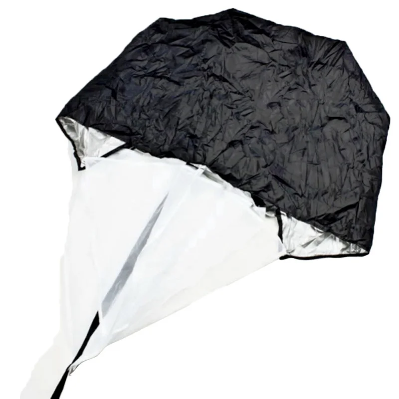 Черный новейший скоростной тренировочный парашют, бегущий парашют, футбольный тренировочный парашют, зонтик