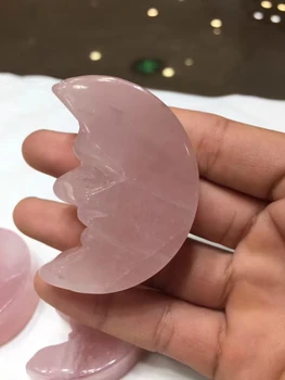 

2017 natural quartz crystal high quality rose crystal moon god spot healing natural stones and mineral Christmas gifts 1pieces