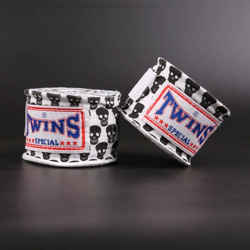 

18 colors 2pcs/pack 5M TWINS Boxing Hand Wraps MMA Kick Boxing Handwraps for Training Bandages Muay Thai Man Women kid T