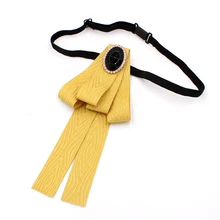 Элегантный мужской женский шейный воротник рубашка галстук-бабочка горный хрусталь Кристалл Сплав свадебный бизнес галстук школьная форма галстуки-бабочки аксессуары