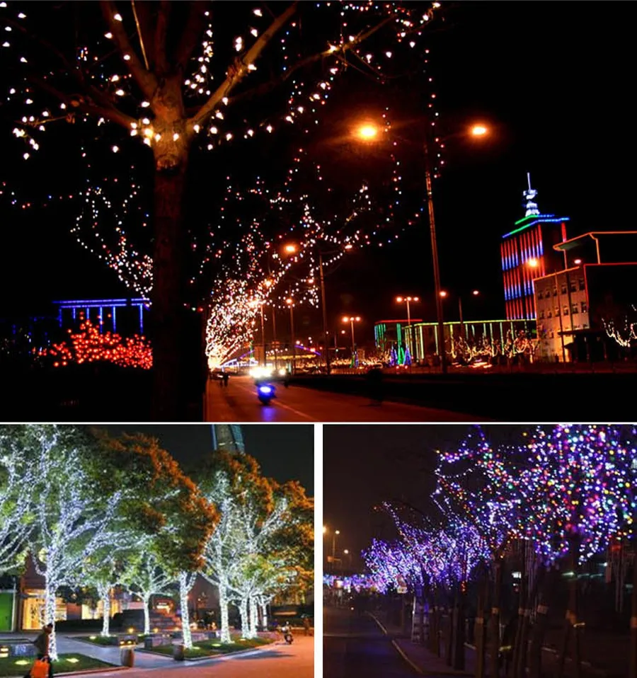 Light Tree Led String lights 100Leds with EU US Plug for Christmas aeProducttSubject