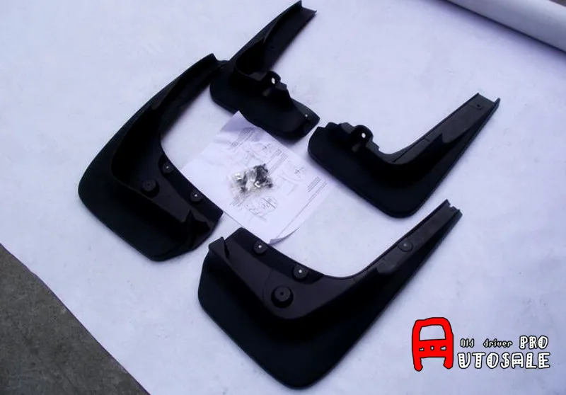 

Full Set Molded Splash Guards Mud Flaps Cover 4pcs For BMW X6 E71 2009 2010 2012 2013 2014 High Quality Plastic