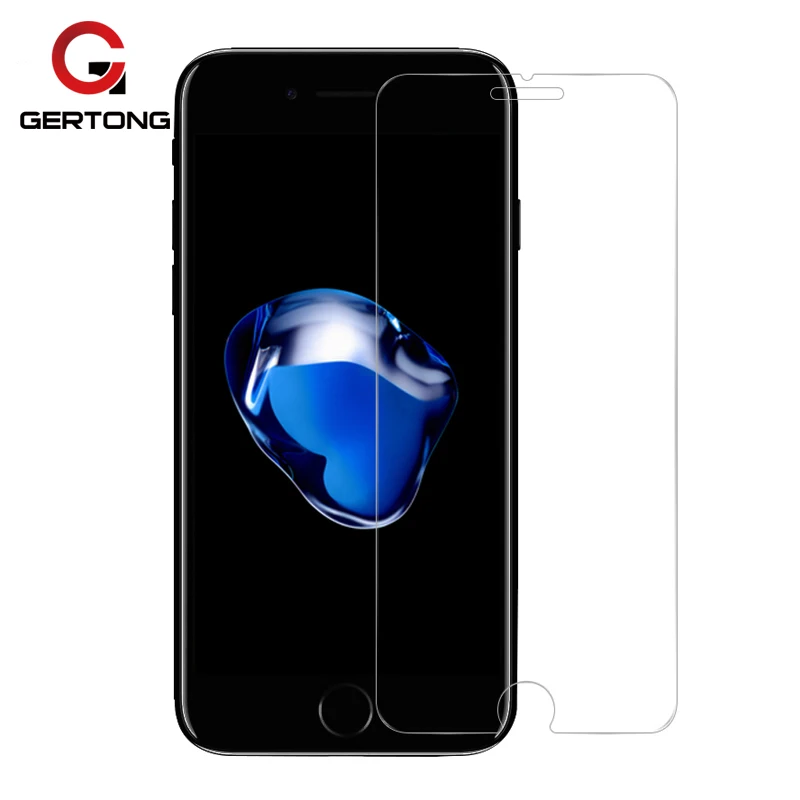 

GerTong 2.5D 9H Clear Tempered Glass For iPhone 8 7 6 6S Plus X 5S SE 5 S 5C Transparent Screen Protector Glass Film Front Cover