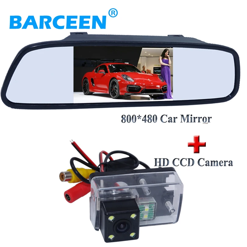 Зеркало для парковки Peugeot 4 3/206/ 207 (седан)/407/307 см с hd изображением|car screen mirror|car