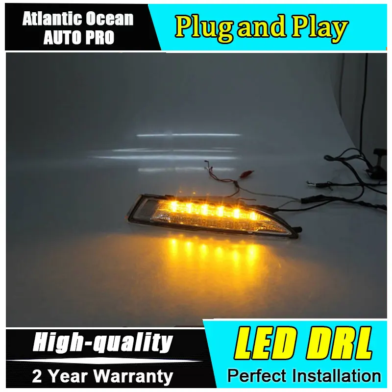 

JGRT car styling For VW Scirocco LED DRL For Scirocco High brightness guide LED DRL led fog lamps daytime running light B style