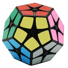 Shengshou 2*2 Mega- minx(ПВХ наклейка, черный) 2x2 Cubo Sengso профессиональный куб додекаэдра Твист Головоломка