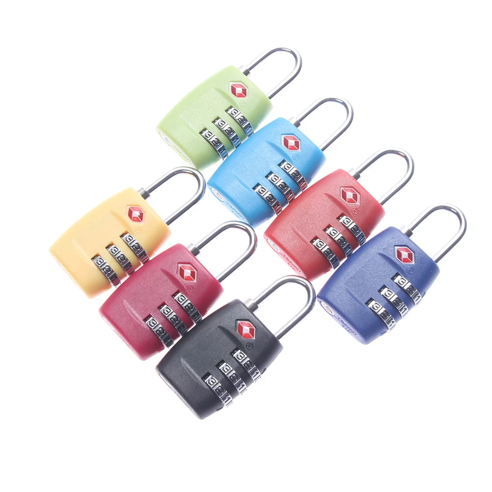 Password Combination 3 Dial Digit Padlock Suitcase Luggage Metal Code Lock Mini Coded Keyed Anti-Theft Locks Serratura digitale
