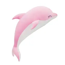 Новое поступление, плюшевая игрушка Дельфин, мягкая игрушка, розовый и синий цвет, 65 см, 85 см, 110 см, подарок для девочек и детей на день