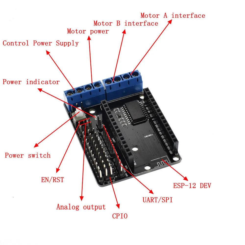 L293D esp-12e 8