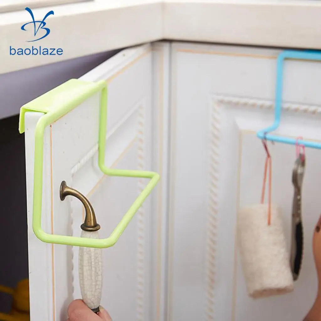 Multi-purpose Towel Rack Over Door Towel Hanger Kitchen Storage Shelf,Inside or Outside,Organizing and Hanging Towels