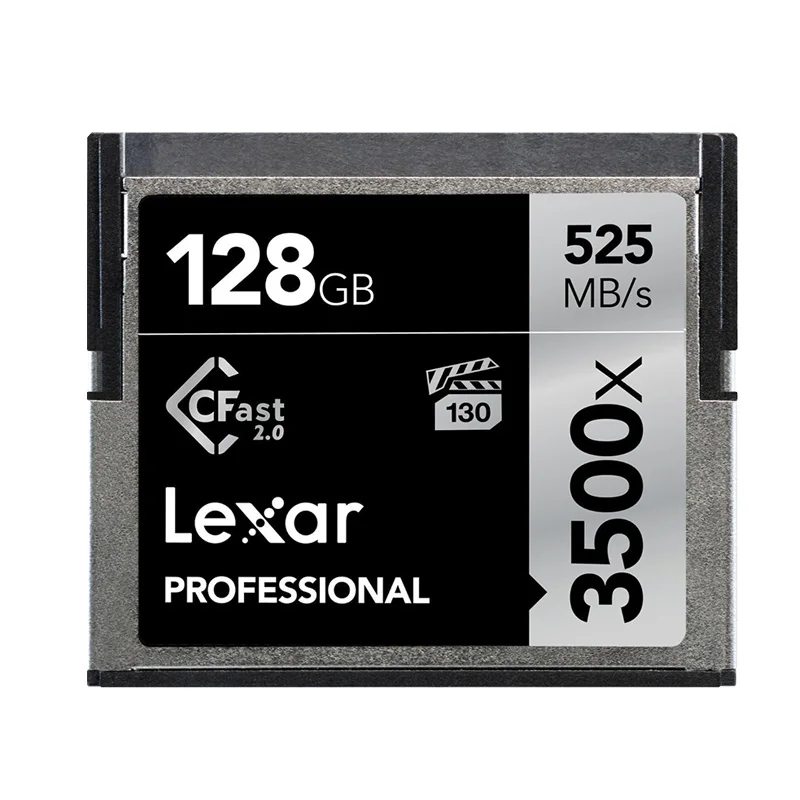 Lexar Professional Compact Flash CF Memory Card 128GB CFast2 0 3500x 525MB s carte memoire For 5